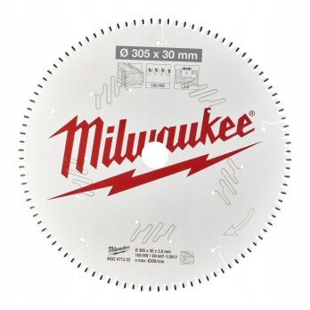 MILWAUKEE TARCZA DO DREWNA 305 x 30MM 100Z