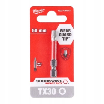 MILWAUKEE BIT UDAROWY SHOCKWAVE TX30 50MM - 1 SZT