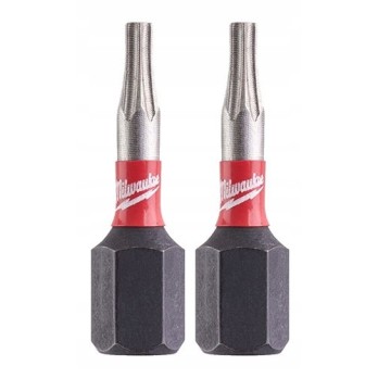 MILWAUKEE BITY UDAROWE TORX TX BO8 25MM - 2 SZT