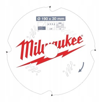 MILWAUKEE TARCZA PILARSKA DO CEMENTU 190 x 30MM 4Z