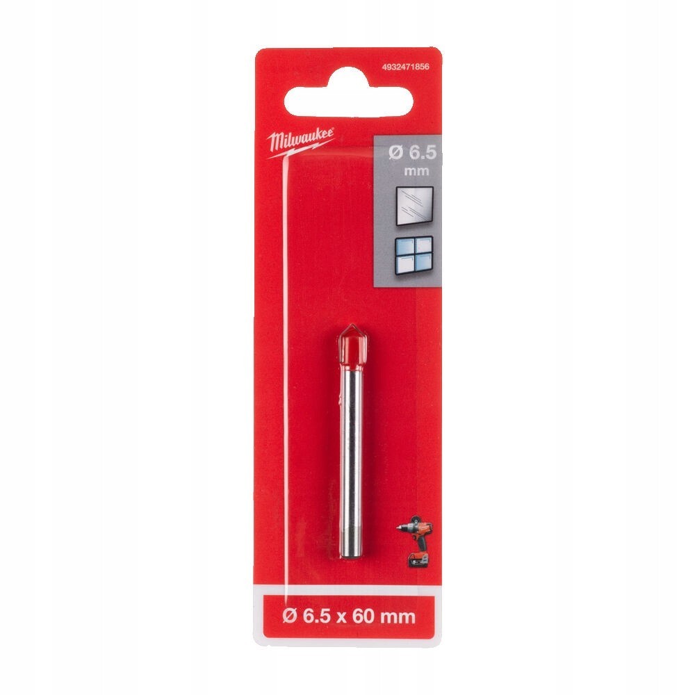 MILWAUKEE WIERTŁO DO SZKŁA I CERAMIKI FI 6,5x60 MM