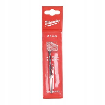 MILWAUKEE WIERTŁO CZOŁOWE DO DREWNA FI 5 MM x 86 MM