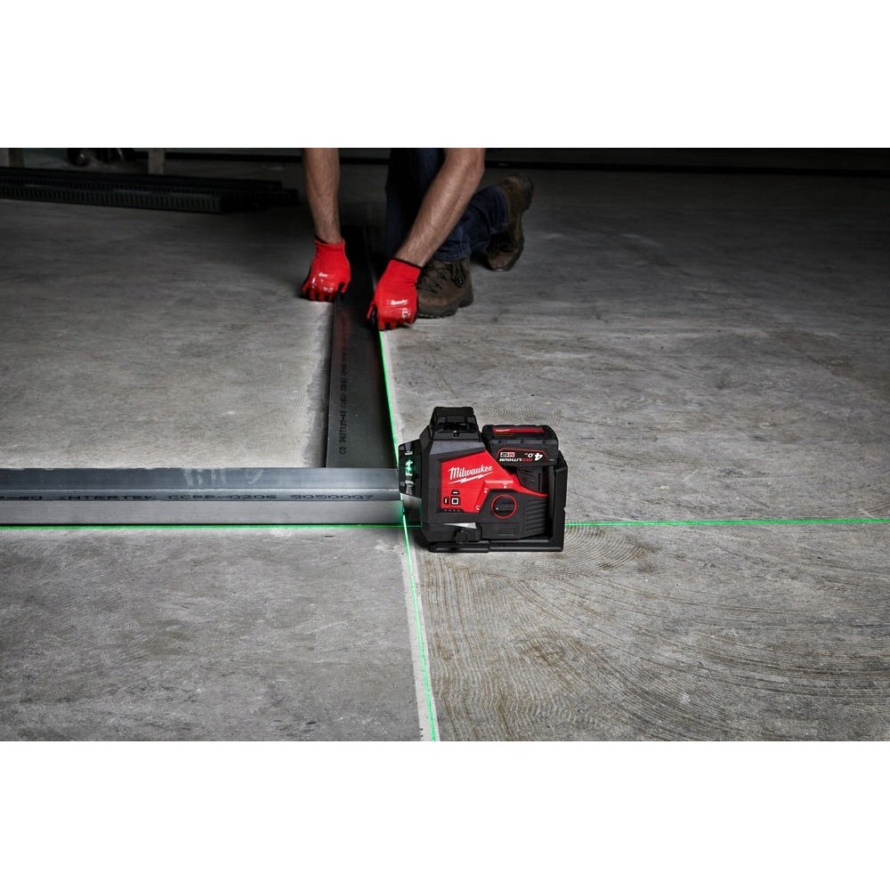 MILWAUKEE M12 3PL LASER ZIELONY 3-PŁASZCZYZNOWY