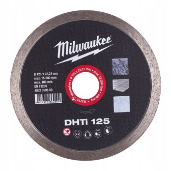 MILWAUKEE Tarcza diamentowa do płytek 125mm DHTi