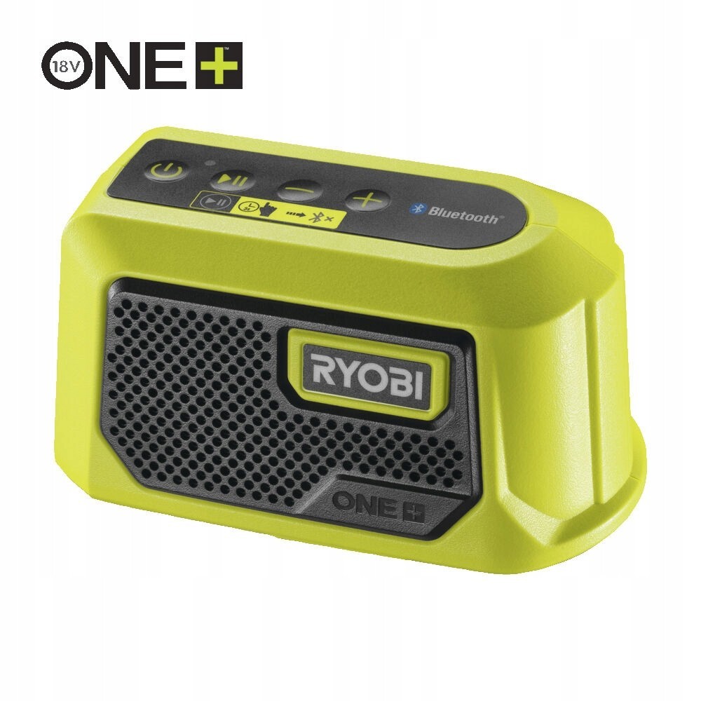 RYOBI RBTM18-0 MAŁY GŁOŚNIK BLUETOOTH AKUMULATOROWY 18V