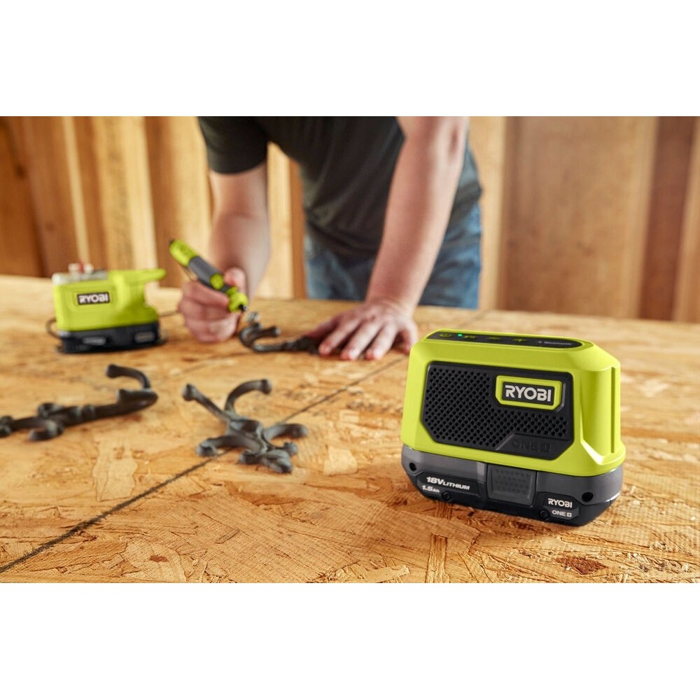 RYOBI RBTM18-0 MAŁY GŁOŚNIK BLUETOOTH AKUMULATOROWY 18V