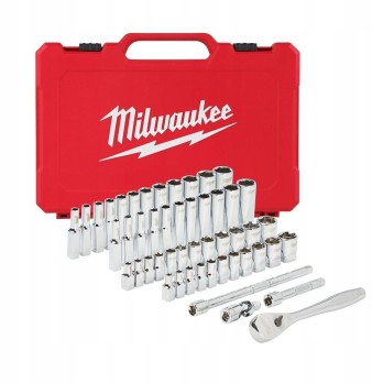 MILWAUKEE ZESTAW NASADEK CALOWYCH-METRYCZNYCH 1/4