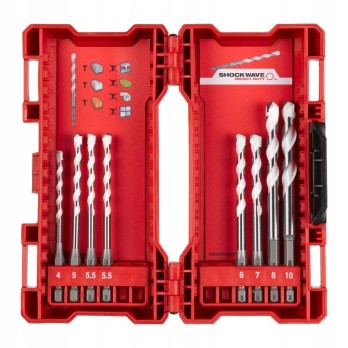 MILWAUKEE ZESTAW WIERTEŁ UNIWERSALNYCH 4-10MM 1/4"- 8 SZT.