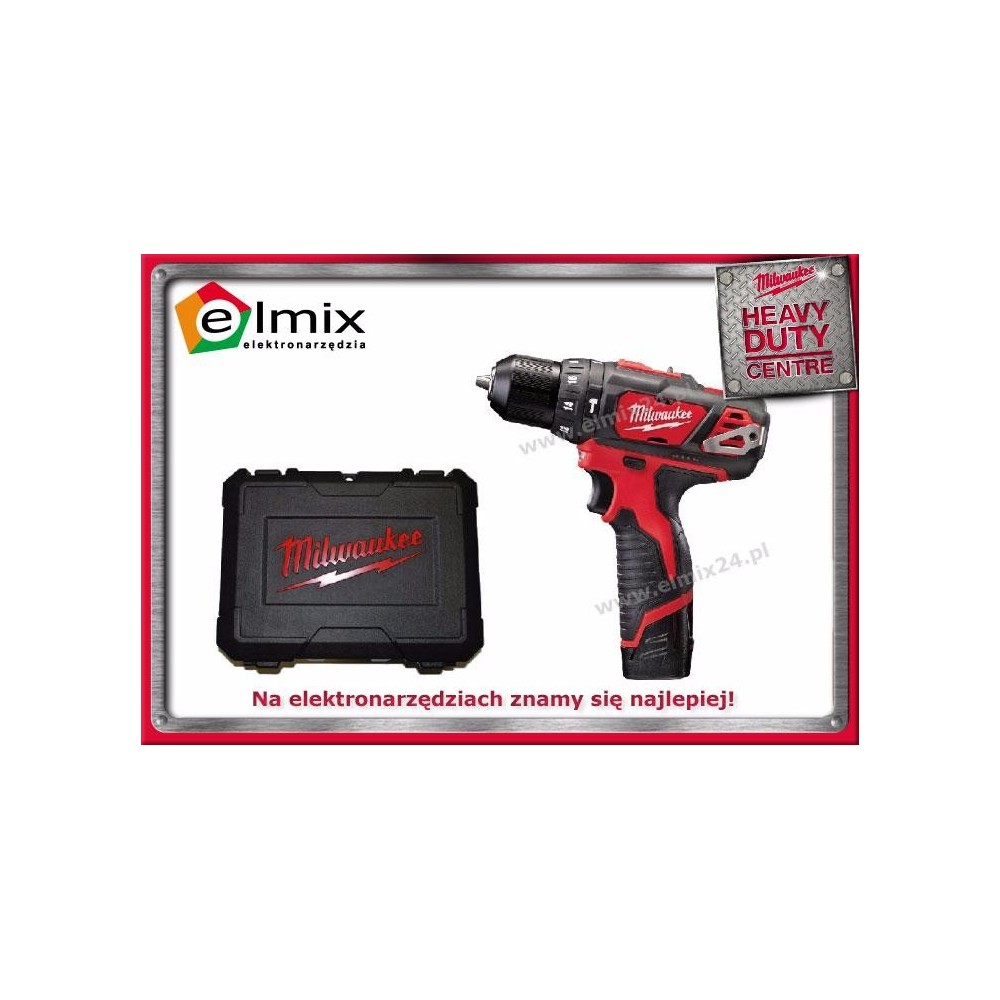 MILWAUKEE M12 BPD-302C Wkrętarka Udarowa 2 X 3Ah