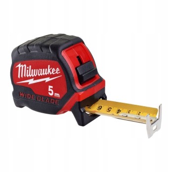 MILWAUKEE SZEROKA ZWIJANA MIARA 5M / 33 mm WZMACNIANA