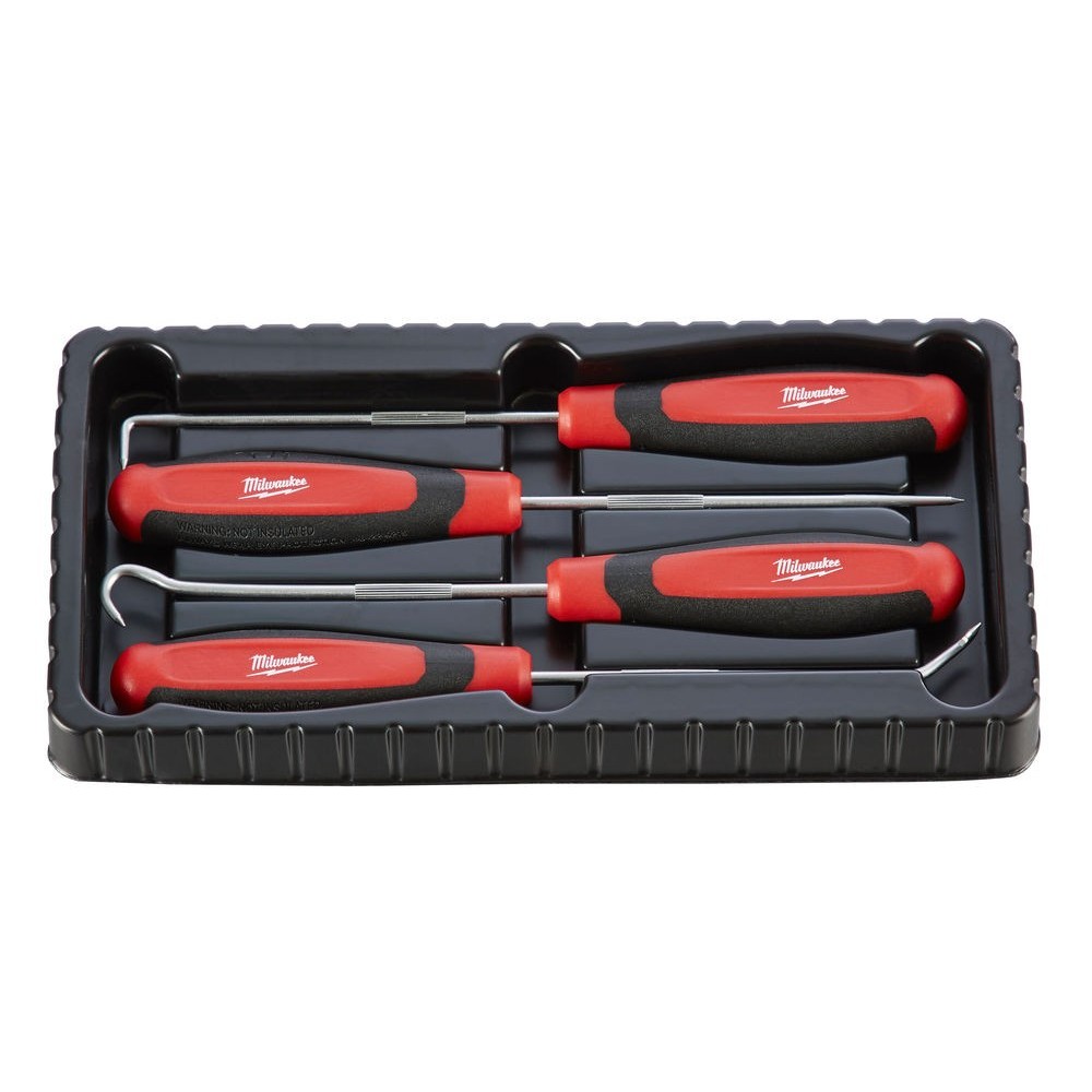 MILWAUKEE 4-częściowy ZESTAW HACZYKÓW 48229215