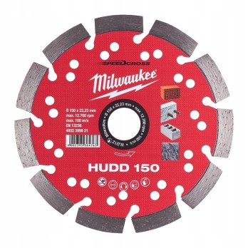 MILWAUKEE TARCZA HUDD 150MM MATERIAŁY TWARDE