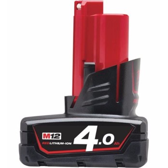 MILWAUKEE AKUMULATOR M12 B4 4Ah 4.0Ah Li-lon 12V RED