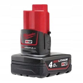 MILWAUKEE AKUMULATOR M12 B4 4Ah 4.0Ah Li-lon 12V RED