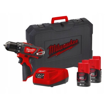 MILWAUKEE M12 BDD-302C WIERTARKO-WKRĘTARKA 2x3.0Ah