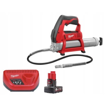 MILWAUKEE M12 GG-601 SMAROWNICA AKUMULATOROWA 12V ZESTAW ŁADOWARKA AKUMULATOR