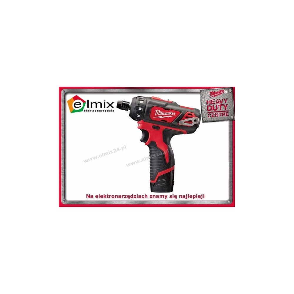 MILWAUKEE M12 BD-202C WIERTARKO-WKRĘTARKA 12V