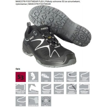MASCOT BUTY ROBOCZE OCHRONNE SZNUROWANE SAFETY TRZEWIKI