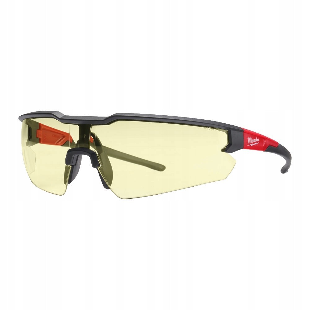 MILWAUKEE ZESTAW OKULARY OCHRONNE ŻÓŁTE SZKŁA Z ETUI