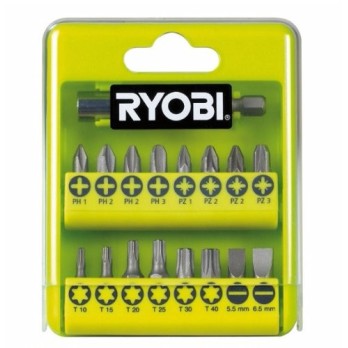 RYOBI ZESTAW BITÓW BITY RAK 17 SD 17 SZT. PH PZ TX SL - BIT