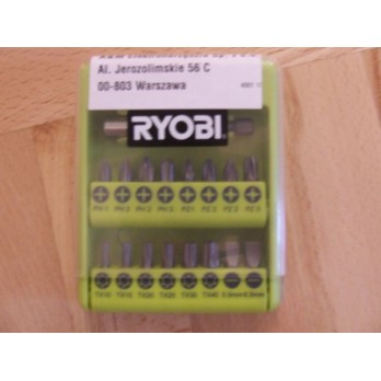 RYOBI ZESTAW BITÓW BITY RAK 17 SD 17 SZT. PH PZ TX SL - BIT