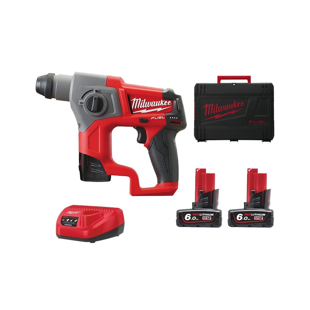 MILWAUKEE M12 CH-602X MŁOTOWIERTARKA SDS-PLUS 2x6Ah