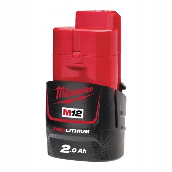 MILWAUKEE AKUMULATOR M12 B2 2Ah Li-lon 12V 2.0Ah RED ELMIX