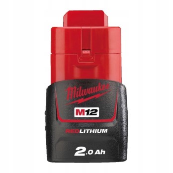 MILWAUKEE AKUMULATOR M12 B2 2Ah Li-lon 12V 2.0Ah RED ELMIX