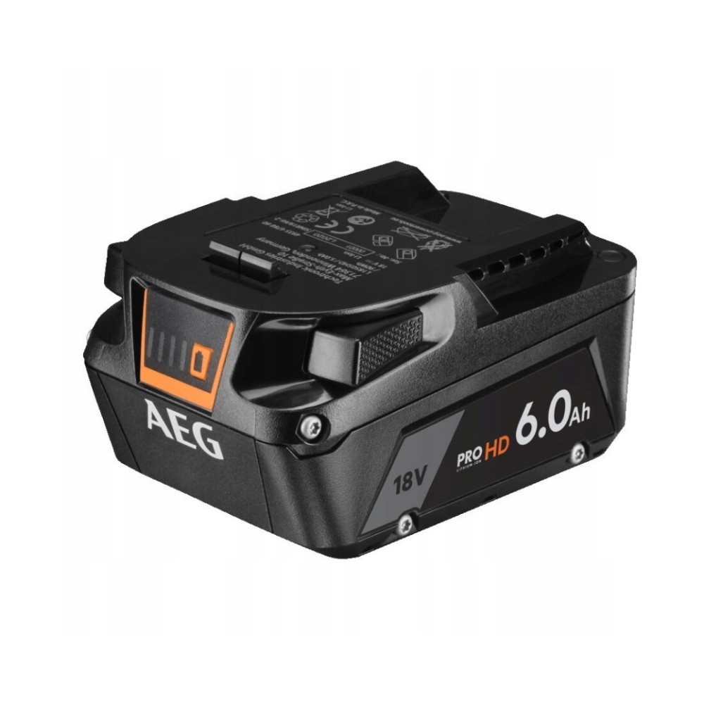 AEG ZESTAW SZLIFIERKA KĄTOWA WALIZKA AKUMULATOR BEWS18-125BLPX2