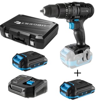 HOGERT TECHNIK HT2E245-B12PD ZESTAW UDAROWA WIERTARKO WKRĘTARKA GRATIS HOEGERT