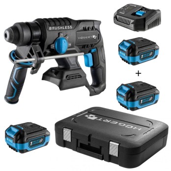 HOGERT TECHNIK ZESTAW 18V MŁOTOWIERTARKA ŁADOWARKA GRATIS