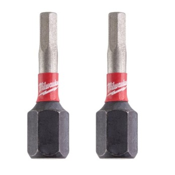 MILWAUKEE BIT SHOCKWAVE HEX 3 MM x 25 MM- 2 SZT.