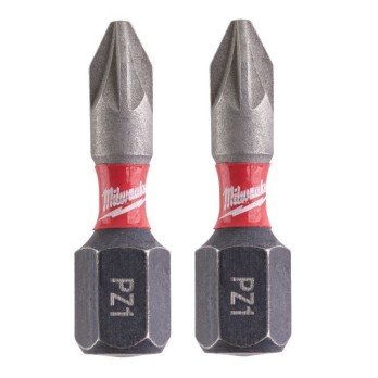 MILWAUKEE BIT UDAROWY POZIDRIV PZ1 X 25 MM- 2 SZT.