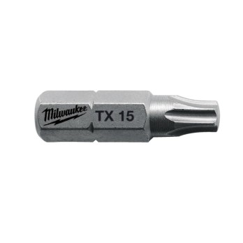 MILWAUKEE BIT STANDARDOWY DO ŚRUB TORX, TX10 x 25 MM- 25 szt.