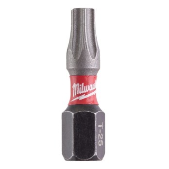 MILWAUKEE BIT UDAROWY SHOCKWAVE DO ŚRUB TORX, TX25 x 25 MM- 25 SZT.