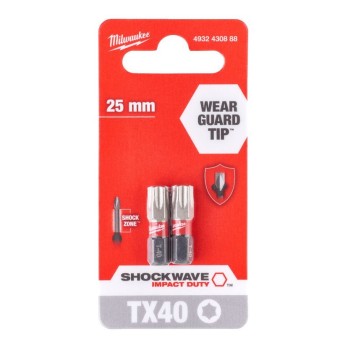 MILWAUKEE BIT UDAROWY TORX TX40 x 25 mm -2 SZT.