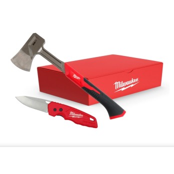 MILWAUKEE LIMITOWANY ZESTAW NÓŻ FASTBACK I SIEKIERA 40CM W KARTONIKU