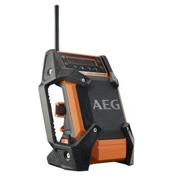 AEG CYFROWE AKUMULATOROWE RADIO BUDOWLANE FM AUX MODEL BR 1218C