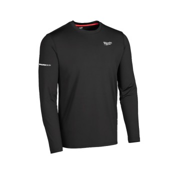 MILWAUKEE CZARNA KOSZULKA BLUZKA TERMOAKTYWNA Z DŁUGIM RĘKAWEM ROZMIAR L CWB LS BL