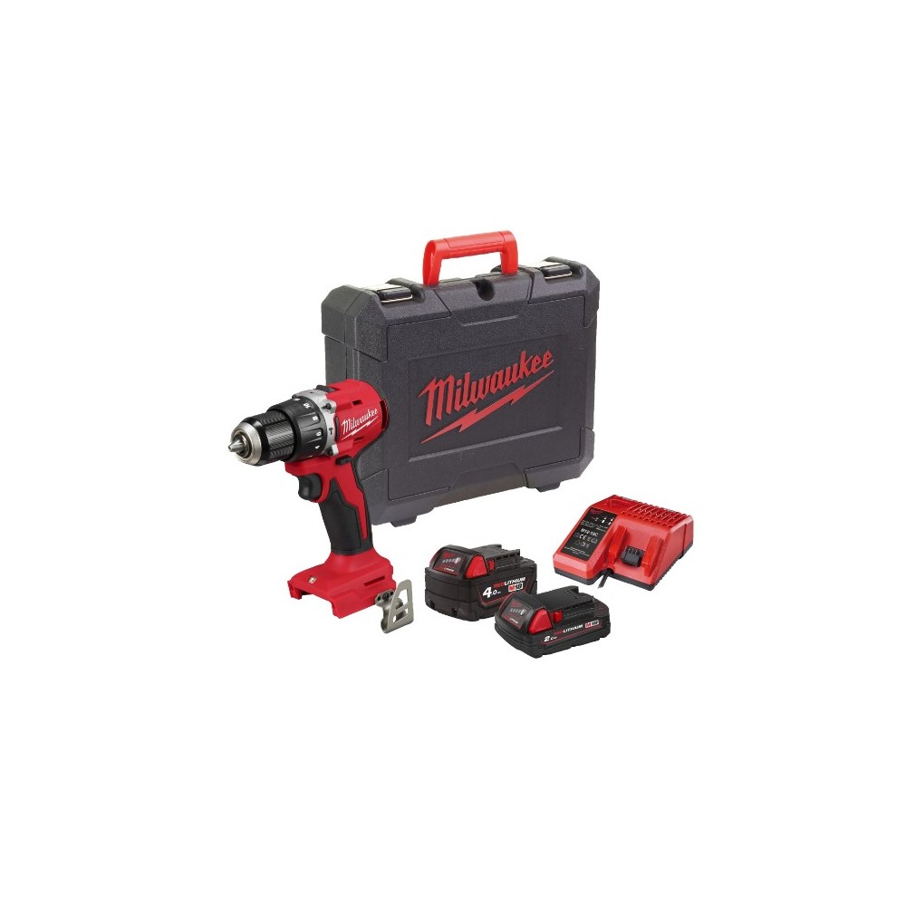 MILWAUKEE ZESTAW M18 BLPDRC-202C WIERTARKO-WKRĘTARKA WIERTŁA BITY WALIZKA