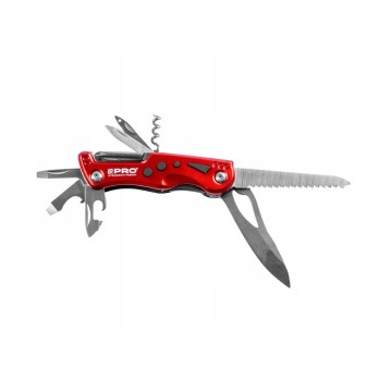 PRO WIELOFUNCKYJNY NÓŻ MULTITOOL 10 W 1 LATARKA PRO-MT004