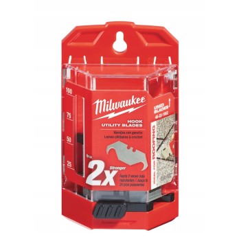 MILWAUKEE WYMIENNE OSTRZA WYGIĘTE DO NOŻYKA 50 SZT 19MM
