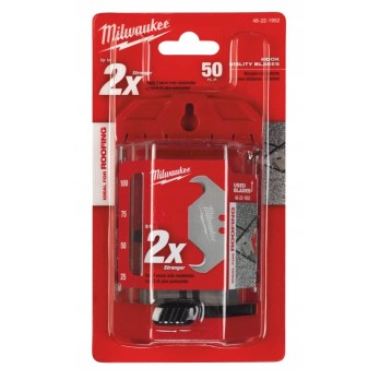 MILWAUKEE WYMIENNE OSTRZA WYGIĘTE DO NOŻYKA 50 SZT 19MM