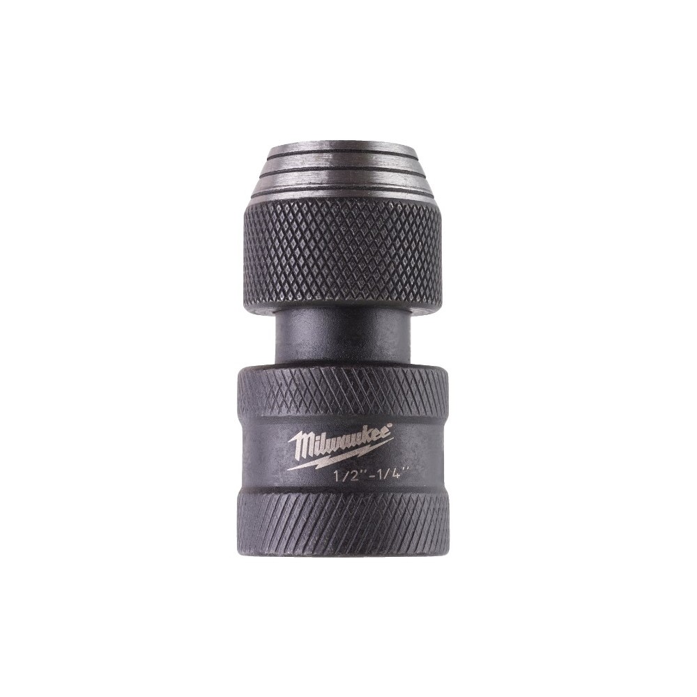 MILWAUKEE KLUCZ UDAROWY 1/2" Z PIERŚCIENIEM ZABEZPIECZAJĄCYM M12 FCIWF12G3-0 ADAPTER 1/2" KWADRAT NA 1/4" HEX