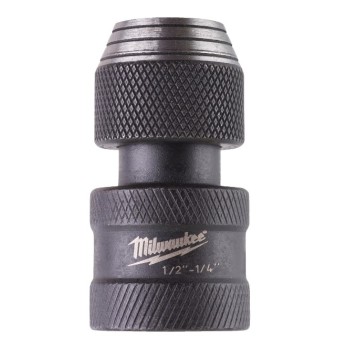 MILWAUKEE KLUCZ UDAROWY 1/2" Z PIERŚCIENIEM ZABEZPIECZAJĄCYM M12 FCIWF12G3-0 ADAPTER 1/2" KWADRAT NA 1/4" HEX