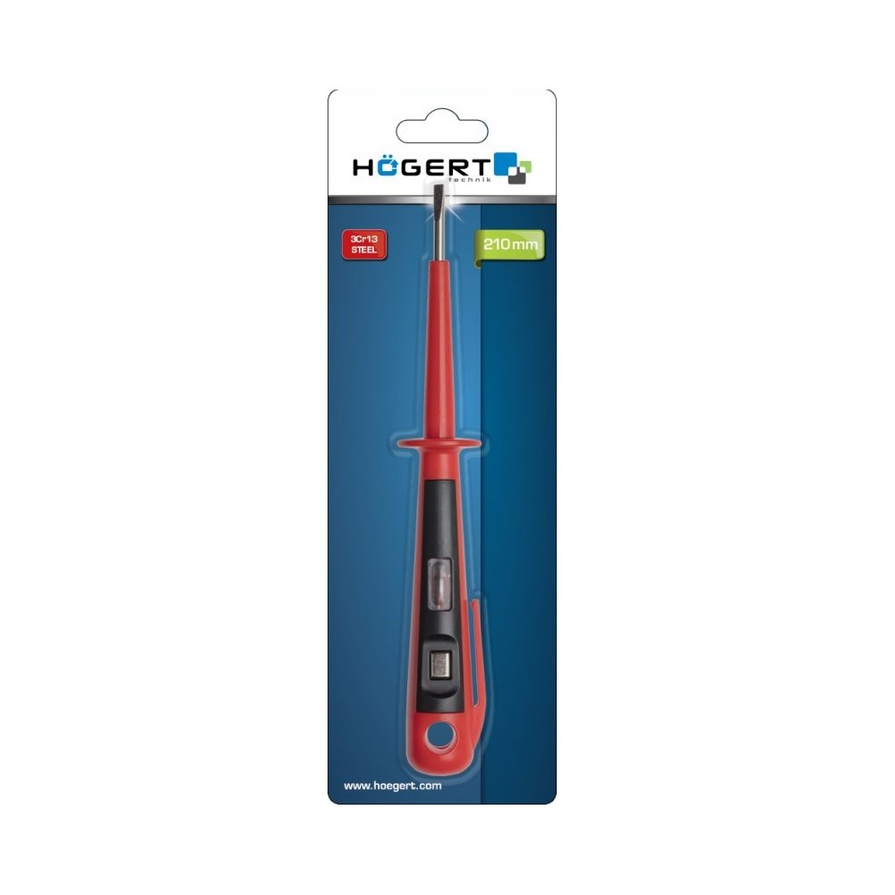 HOGERT TECHNIK PRÓBNIK NAPIĘCIA HT1S981 100-500V 150 MM