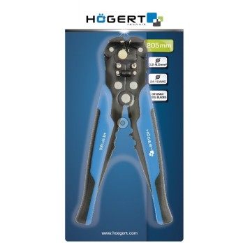 HOGERT TECHNIK AUTOMATCZNY ŚCIĄGACZ IZOLACJI 205MM 0.2-6.0 MM2