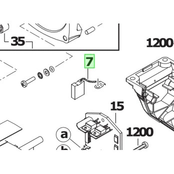 MILWAUKEE SZCZOTKI DO WIERTNICY DIAMENTOWEJ DD 3-152 CZĘŚĆ SERWISOWA