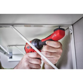 MILWAUKEE UDAROWA NASADKA KĄTOWA 90 STOPNI W ZESTAWIE Z BITAMI 10 SZT. UDAROWY ADAPTER