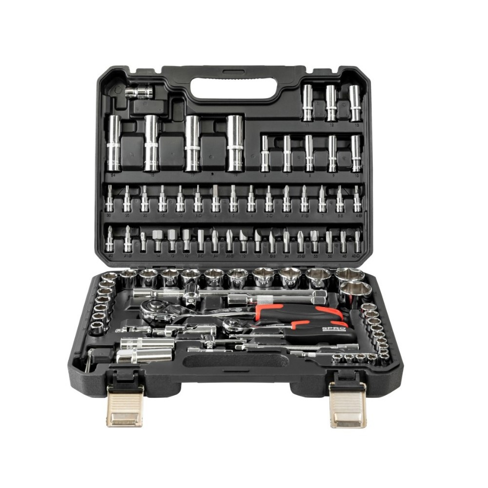 ZESTAW KLUCZY Z GRZECHOTKĄ PRO-WK405 1\2", 1/4"- 94 ELEMENTY